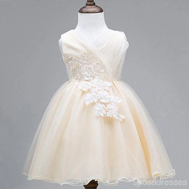 Seasonal Clearance Lace Tulle Cute Flower Girl Dresses, Lovely Affordable Satin Top Little Girl Dresses, FG035 Seasonal Clearance Lace Tulle Cute Flower Girl Dresses, Lovely Affordable Satin Top Little Girl Dresses, FG035