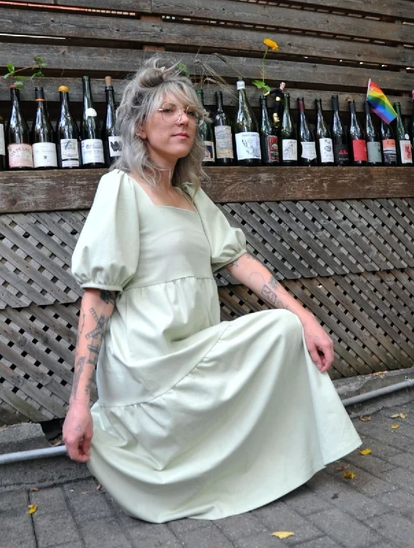 Exclusive Preview Vintage Victoire Genia Evelina Pax Dress (Sage Green) - M