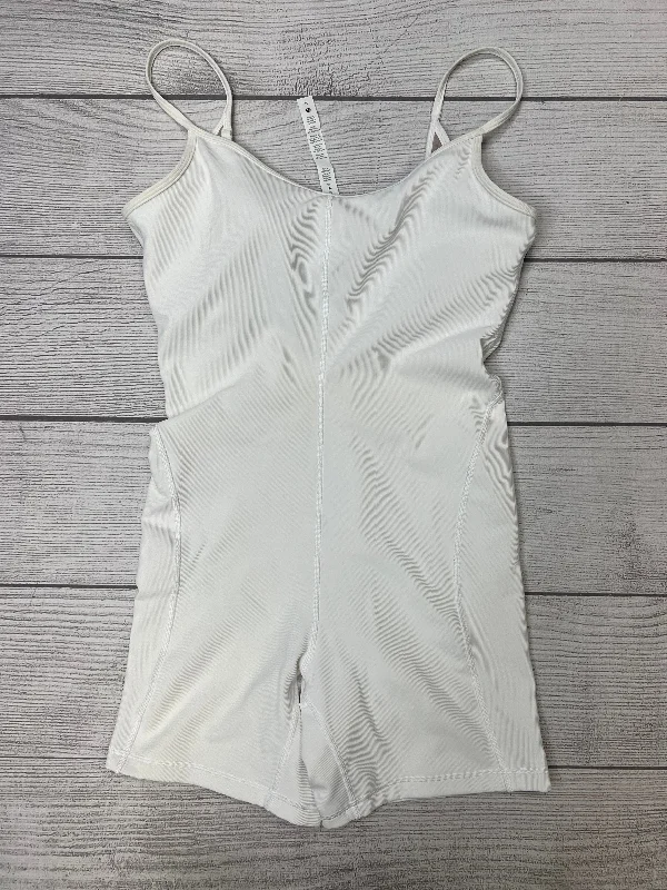 While Supplies Last White Romper Lululemon, Size M
