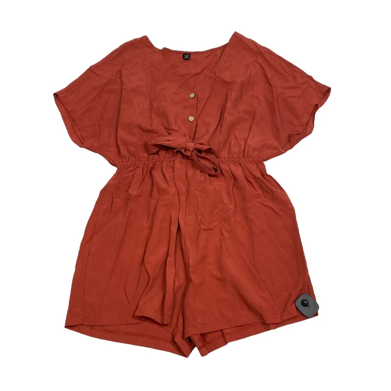 Friends and Family Sale Orange Romper Shein, Size Xl
