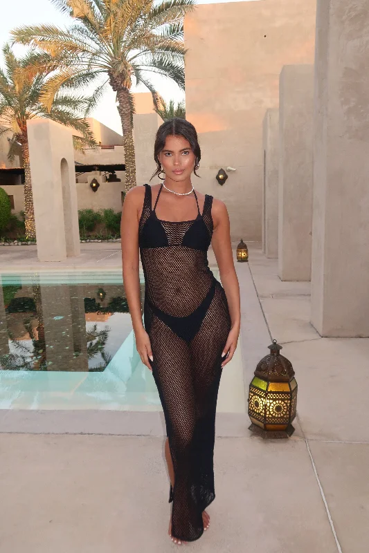 Deal Zone ST LUCIA MAXI DRESS - BLACK