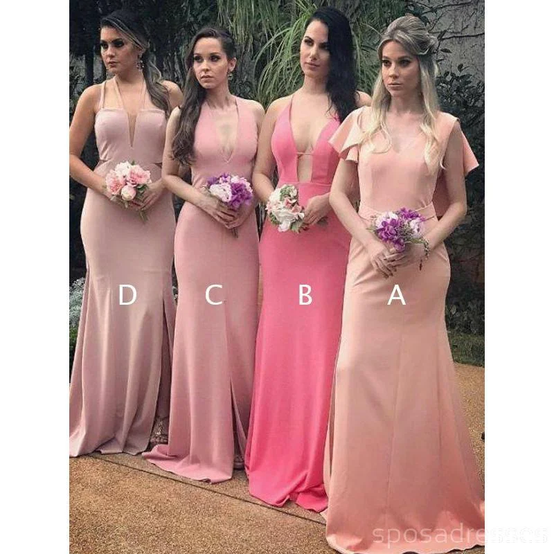 Last Chance Mismatched Long Mermaid Sexy Cheap Bridesmaid Dresses Online, WG572