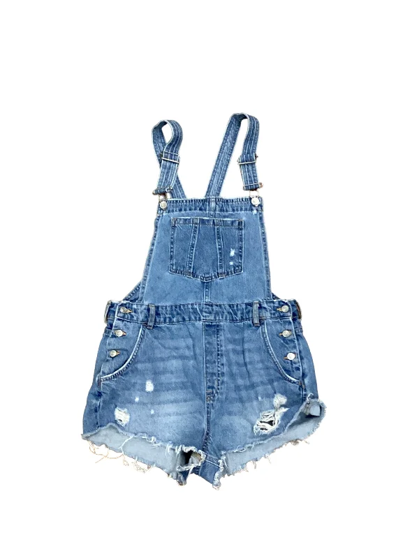 Price Meltdown Blue Denim Romper Divided, Size 10
