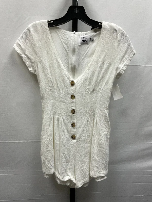 Seasonal Clearance White Romper Clothes Mentor, Size Xs