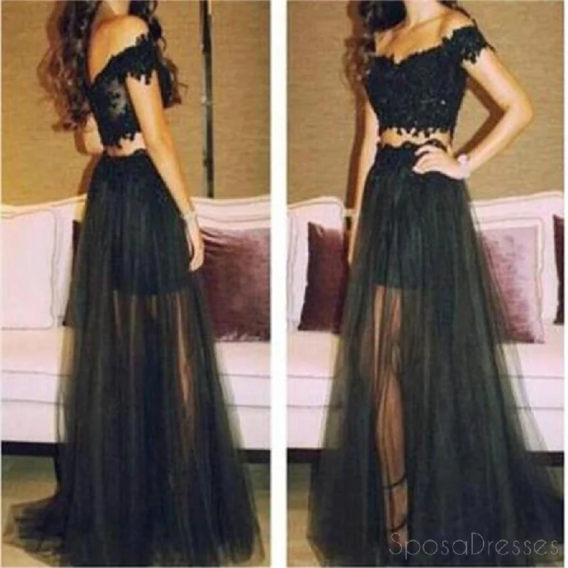 Limited Availability Black Prom Dresses, Off Shoulder Prom Dresses,Tulle Long Prom Dresses,Two Pieces Prom Dresses,Party Prom Dresses,Evening Prom Dresses,Prom Dresses Online,PD0081 Limited Availability Black Prom Dresses, Off Shoulder Prom Dresses,Tulle Long Prom Dresses,Two Pieces Prom Dresses,Party Prom Dresses,Evening Prom Dresses,Prom Dresses Online,PD0081