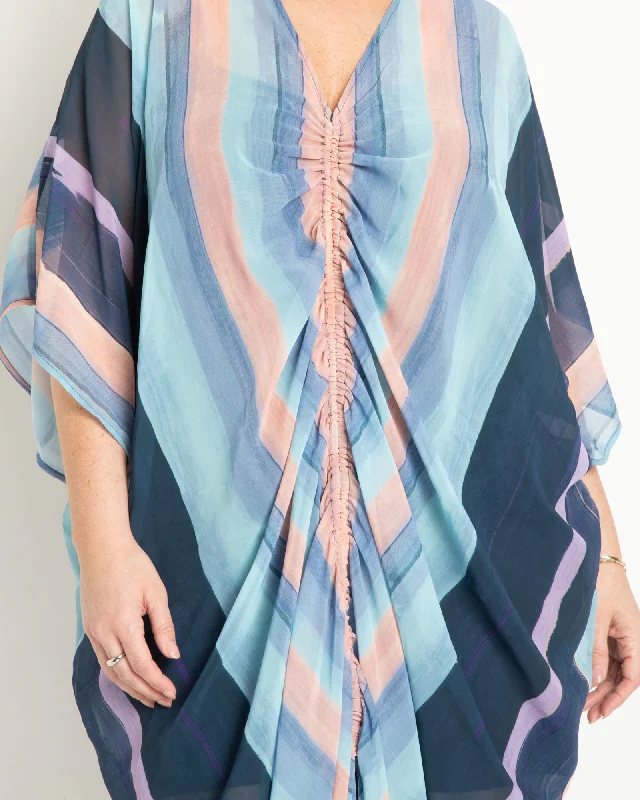 Discount Extravaganza Kaftan Dress With Ruching | Moonrise