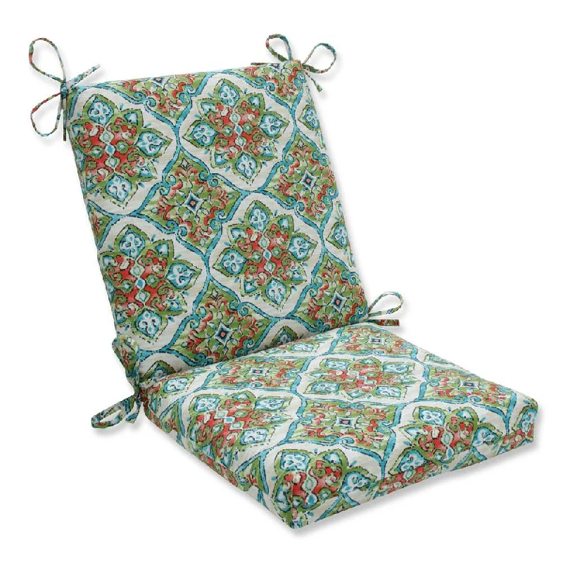 Instant Discount Pillow Perfect Outdoor/ Indoor Splendor Opal Squared Corners Chair Cushion