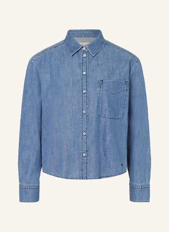 Price Smash Denim Shirt Blouse In 006
