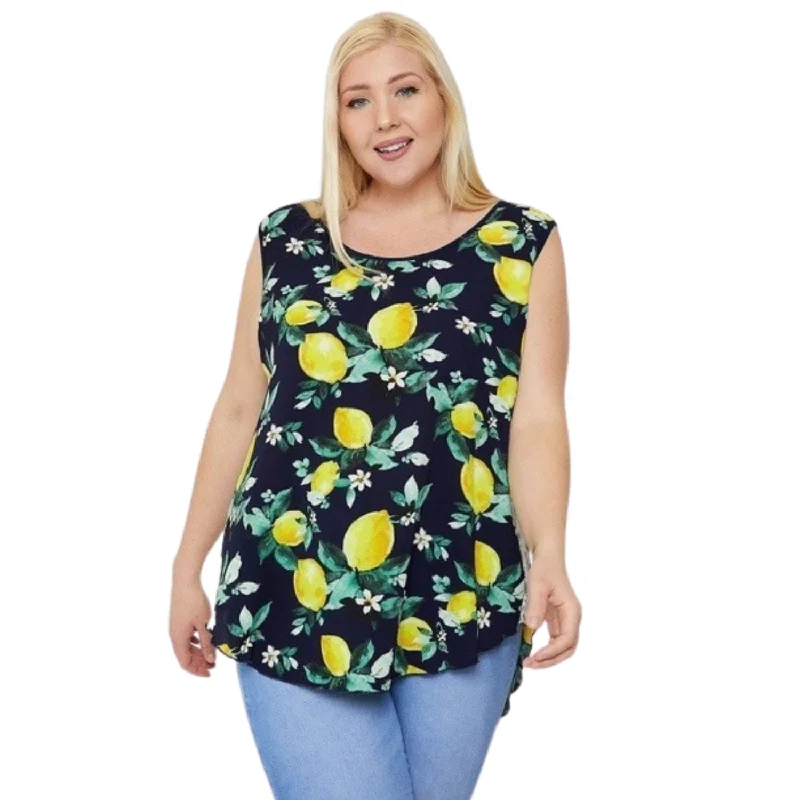 Overstock Sale High-low Hemline Sleeveless Top