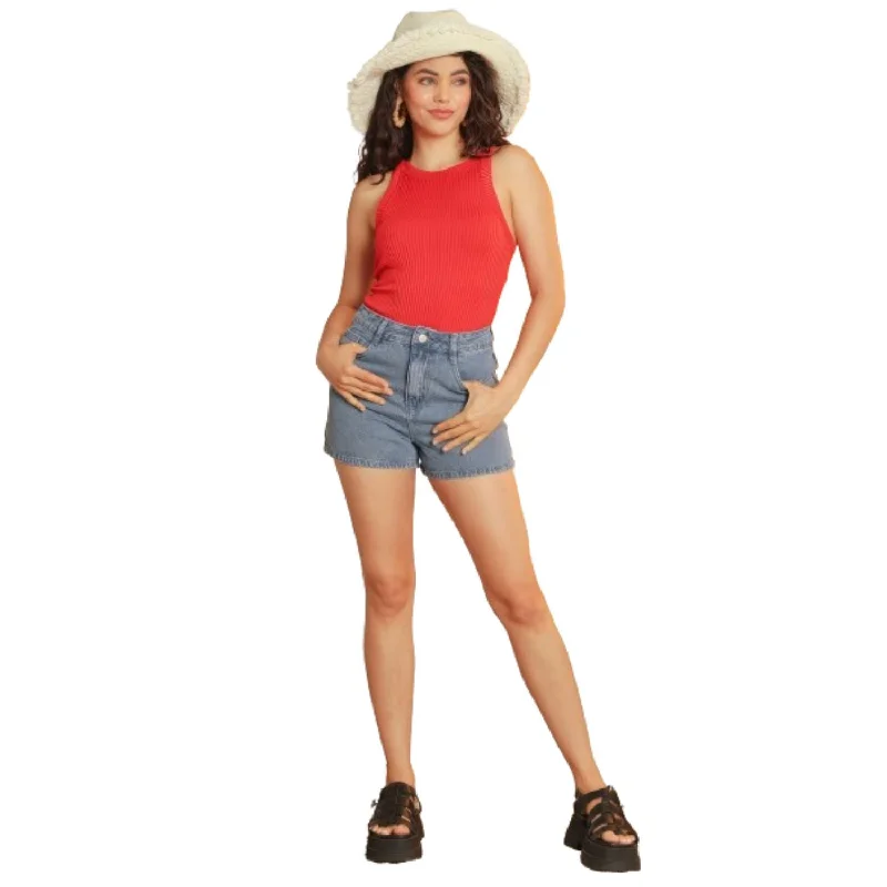 Exclusive Savings Ribbed V Strap Back Bodysuit