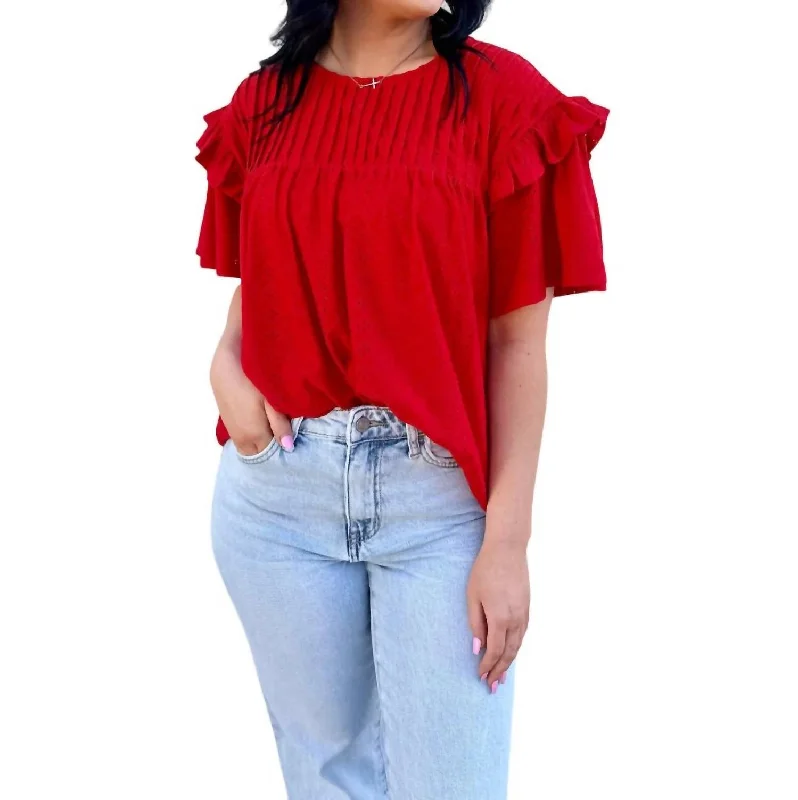 Today’s Special Unlike Anything Textured Blouse