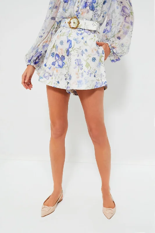 Amazing Deals Blue Garden Print Natura Tuck Short